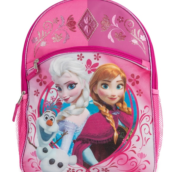 Fast Forward Other - NWT Disney Frozen Anna/Elsa Pink Backpack